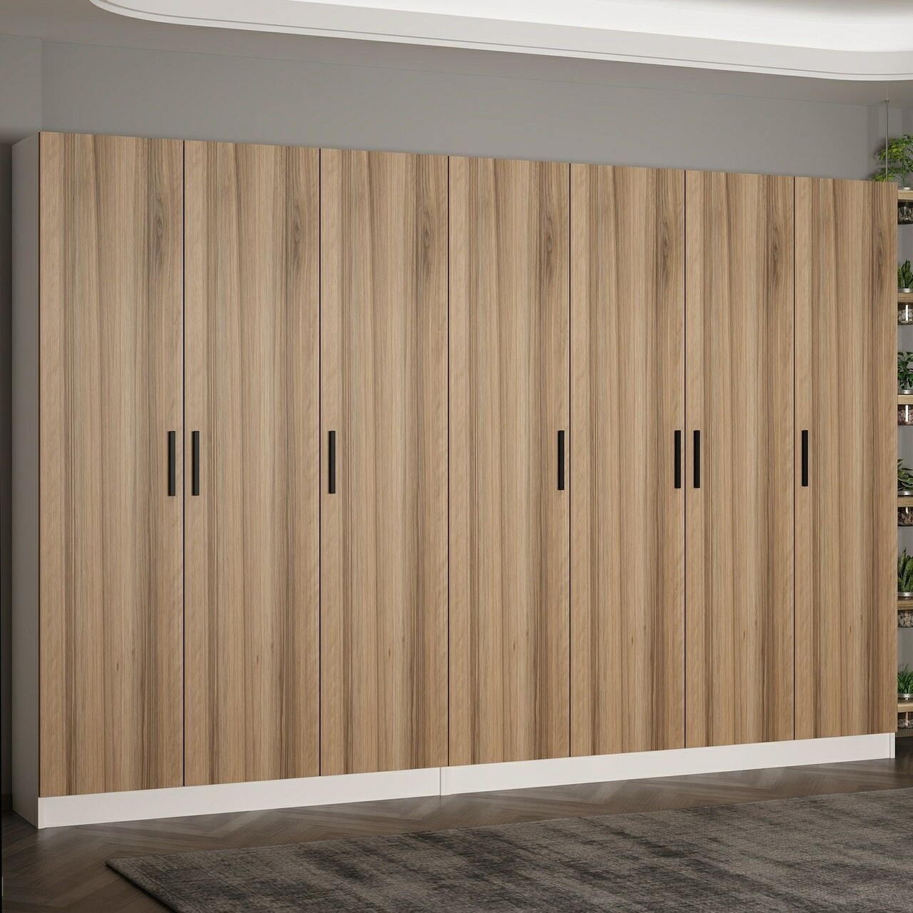 Cuier de perete, Hanah Home, Noah, 315x210x35 cm, Maro Cuiere